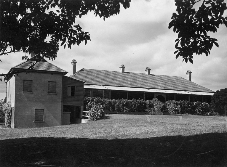 An image of Brisbane's  oldest surviving house in the shade